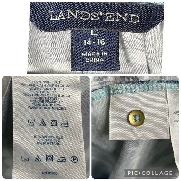 Lands End Tiger Print Resort Cruise Vacation Beach Casual Midi Sundress - Sz L - Picture 3 of 16